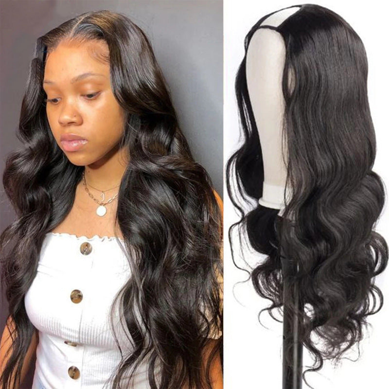 Forever Glue less Body Wave U Part Wigs 150 Density