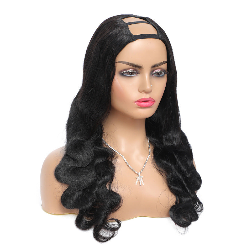 Forever Glue less Body Wave U Part Wigs 150 Density