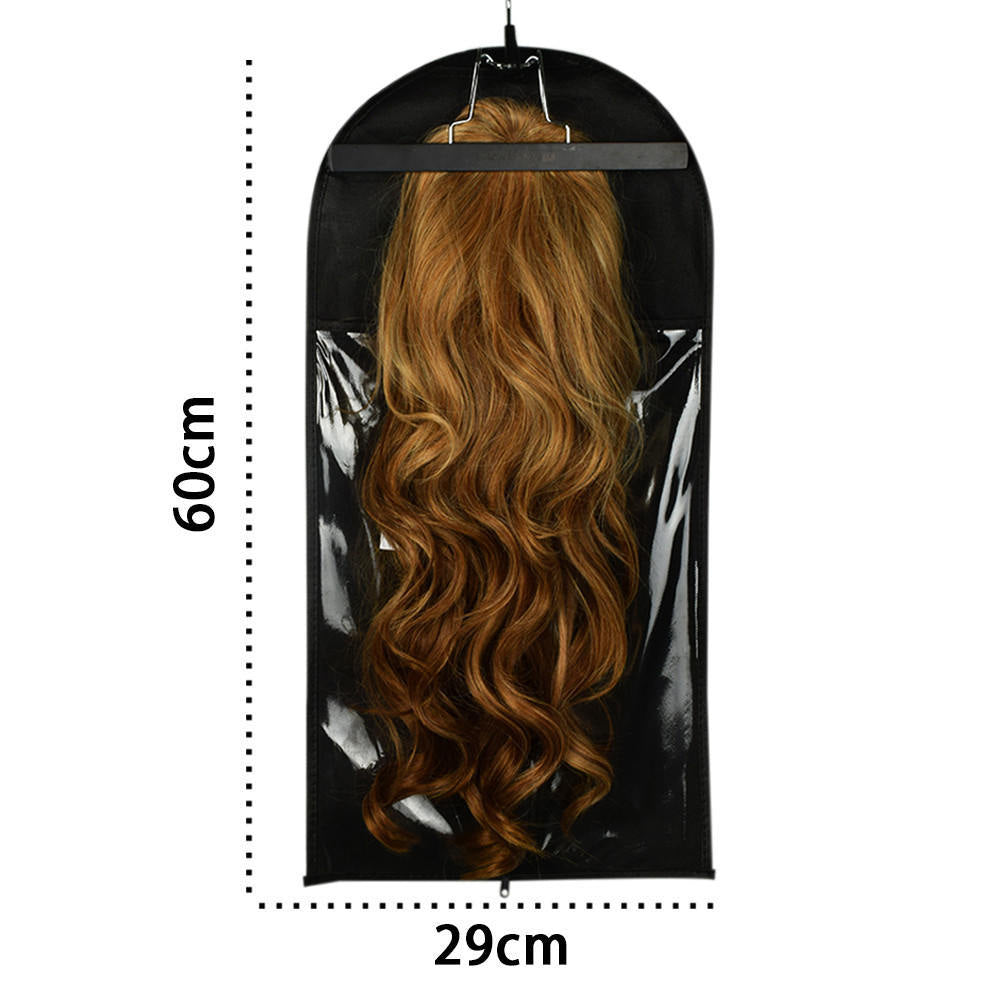 Non-woven wig storage bag hanger